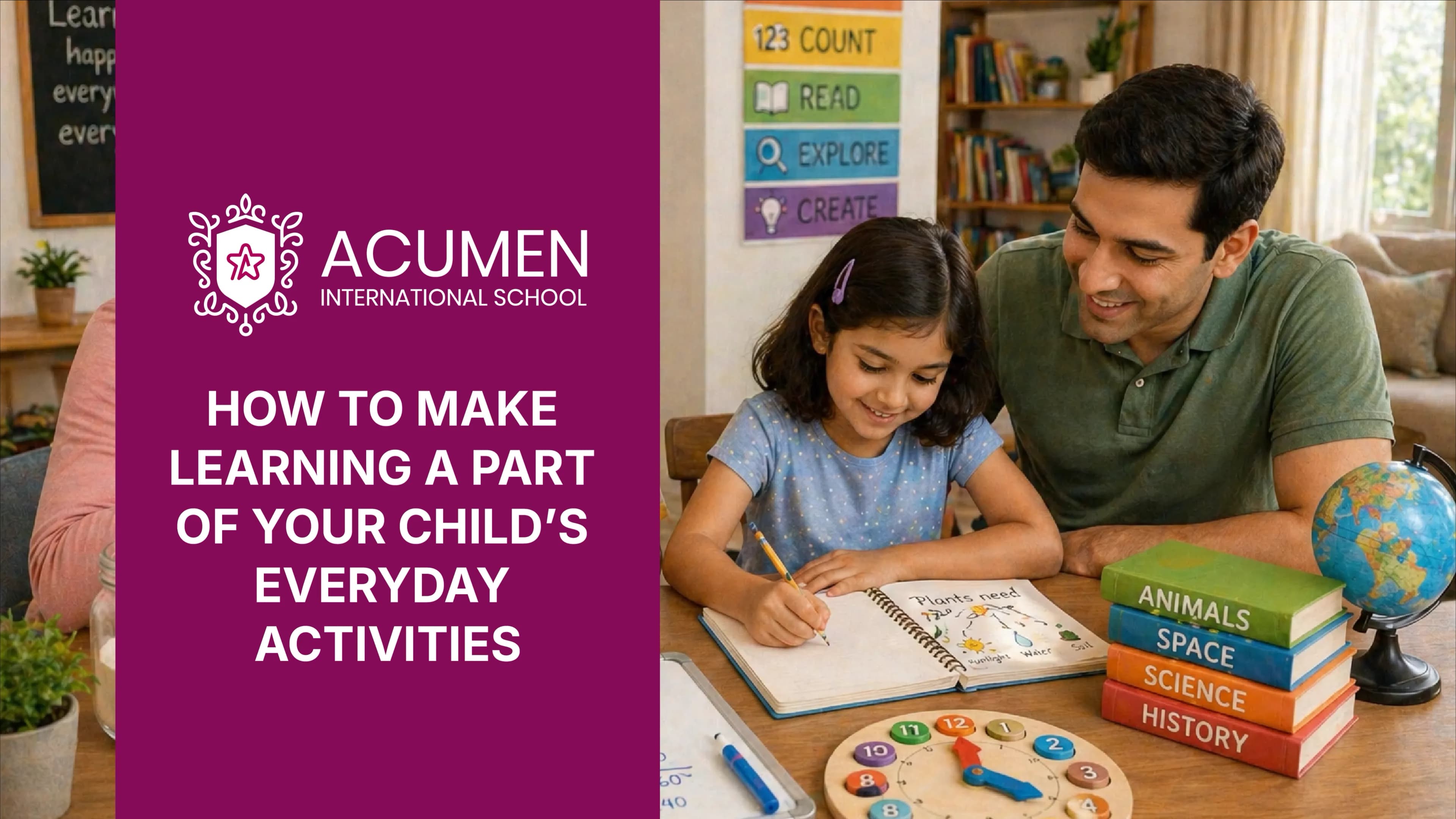 How to Make Learning a Part of Your Child's Everyday Activities