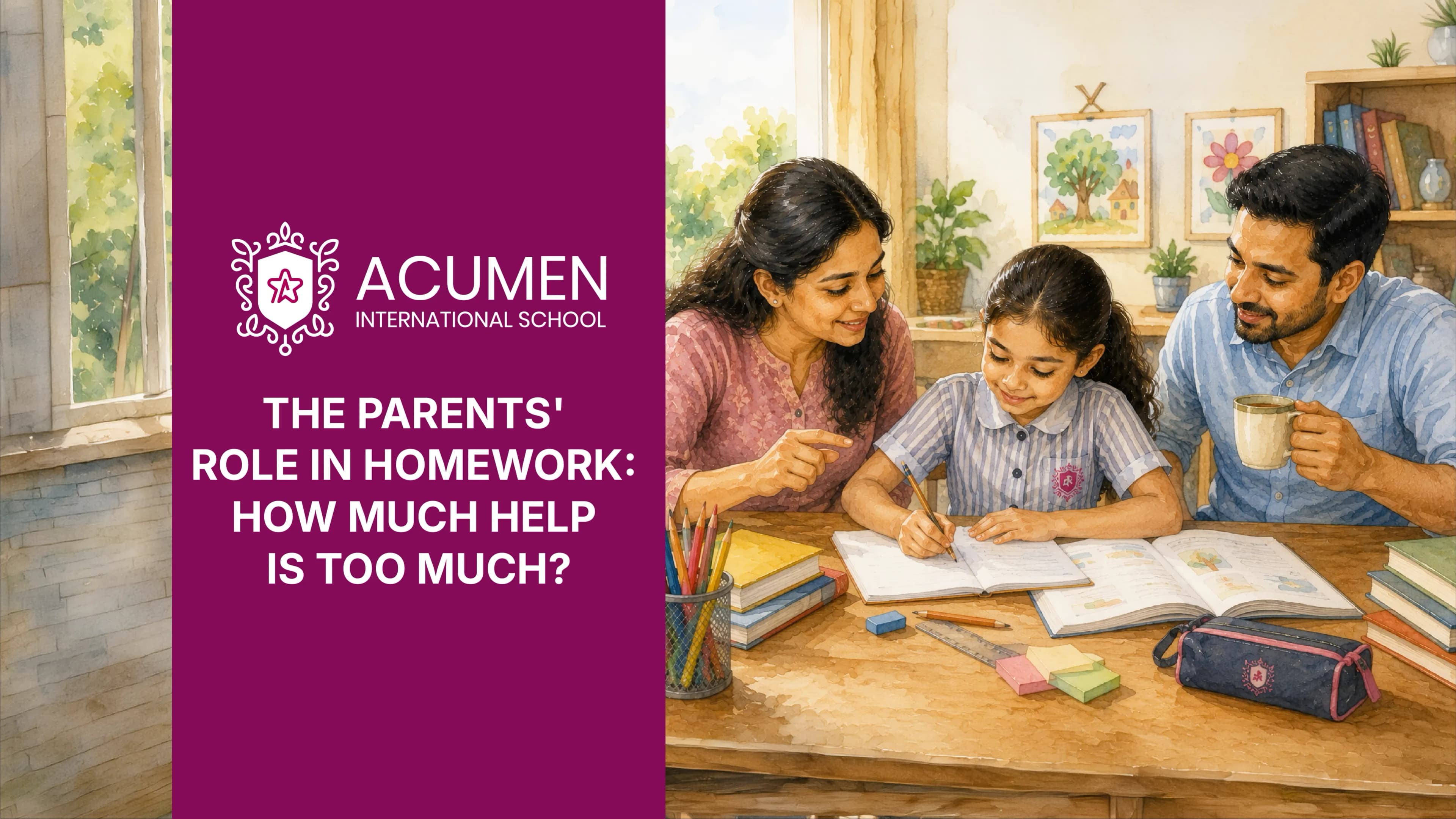 The Parent's Role In Homework: How Much Help Is Too Much?