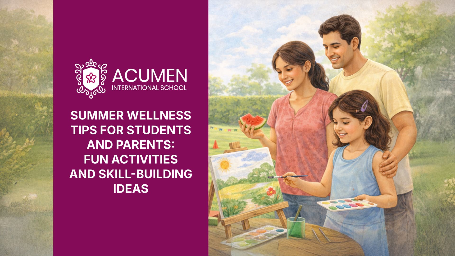 Summer Wellness Tips for Students and Parents: Fun Activities and Skill-Building Ideas