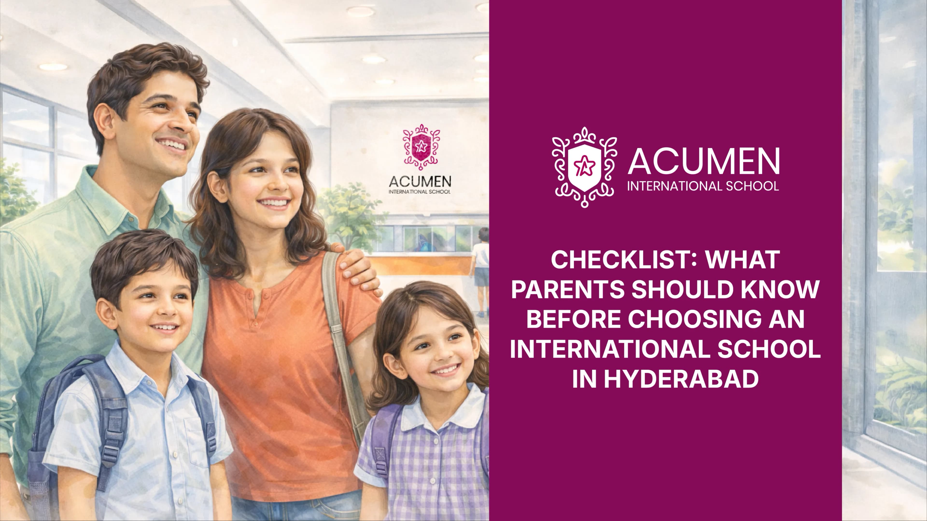 Checklist: What Parents Should Know Before Choosing an International School in Hyderabad