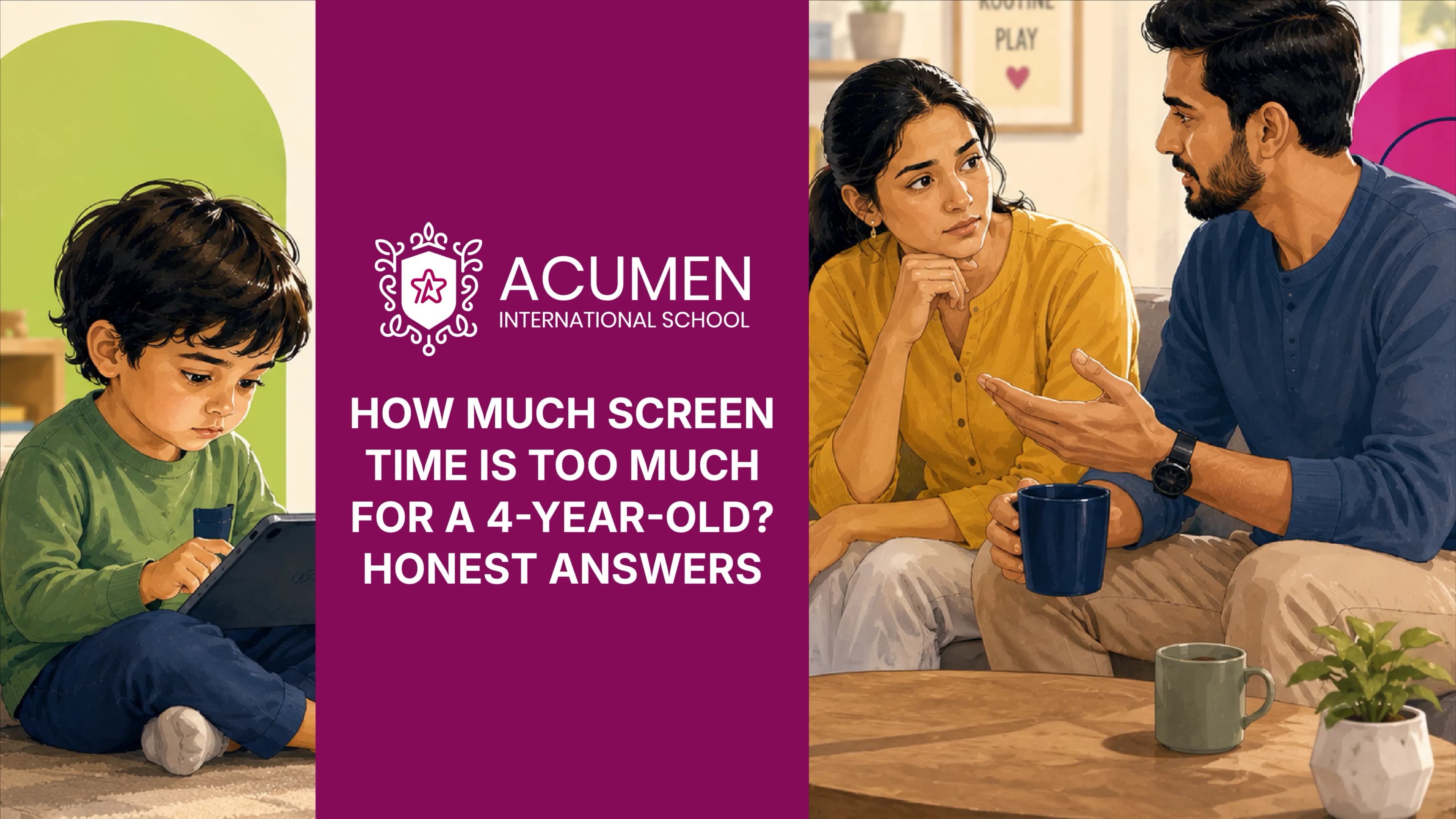 How Much Screen Time Is Too Much for a 4-Year-Old? Honest Answers